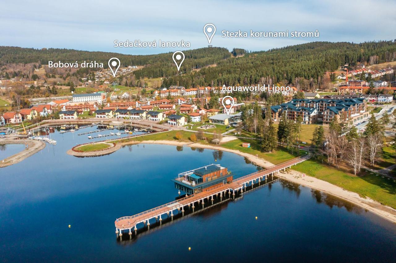 Apartament A121 Molo Lipno S Infrasaunou - Residence Koubek Lipno nad Vltavou Exteriör bild